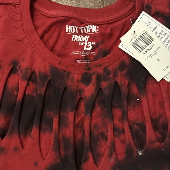 Hot Topic size 20 Friday the 13th tshirt. - Picture 2 of 3